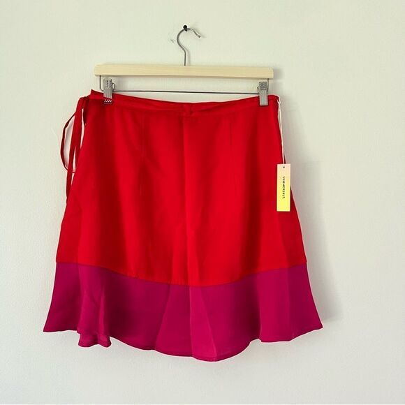 Summersalt The Short Beach to Brunch Coverup Wrap Skirt NEW Size Large Pink - Picture 7 of 9